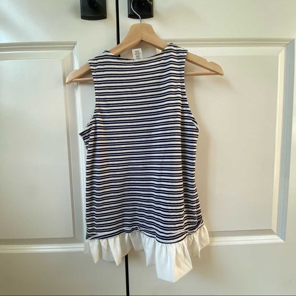 Crew Cuts Striped Ruffled Tank - Picture 5 of 5